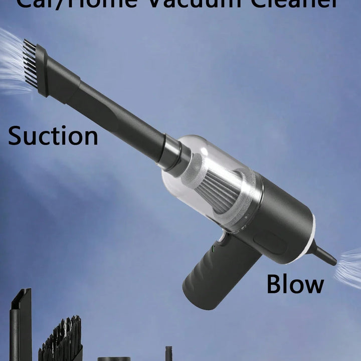 3 In 1 Integrated Suction And Blowing Vacuum Combination Vacuum Cleaner USB Charging Small Car Household Vacuum Cleaner